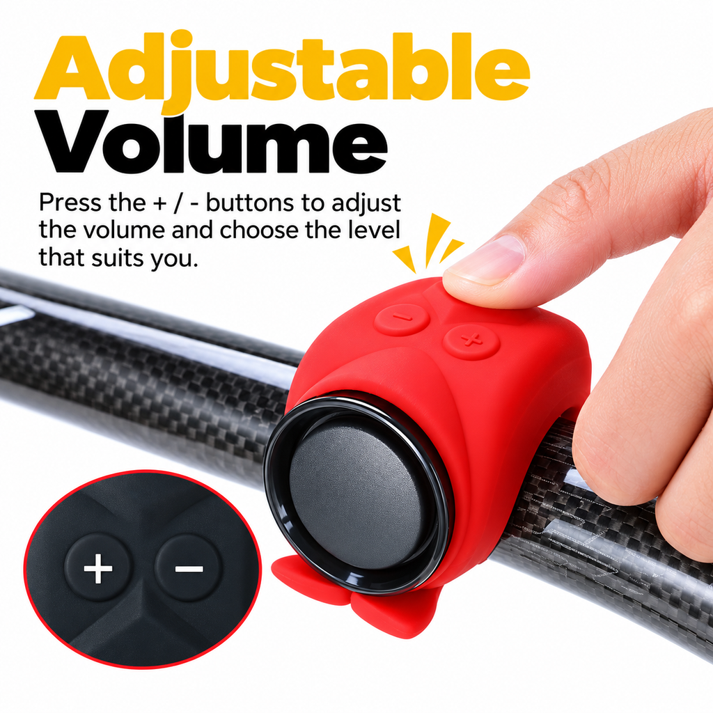 Rechargeable Electronic Bike Horn – 120dB